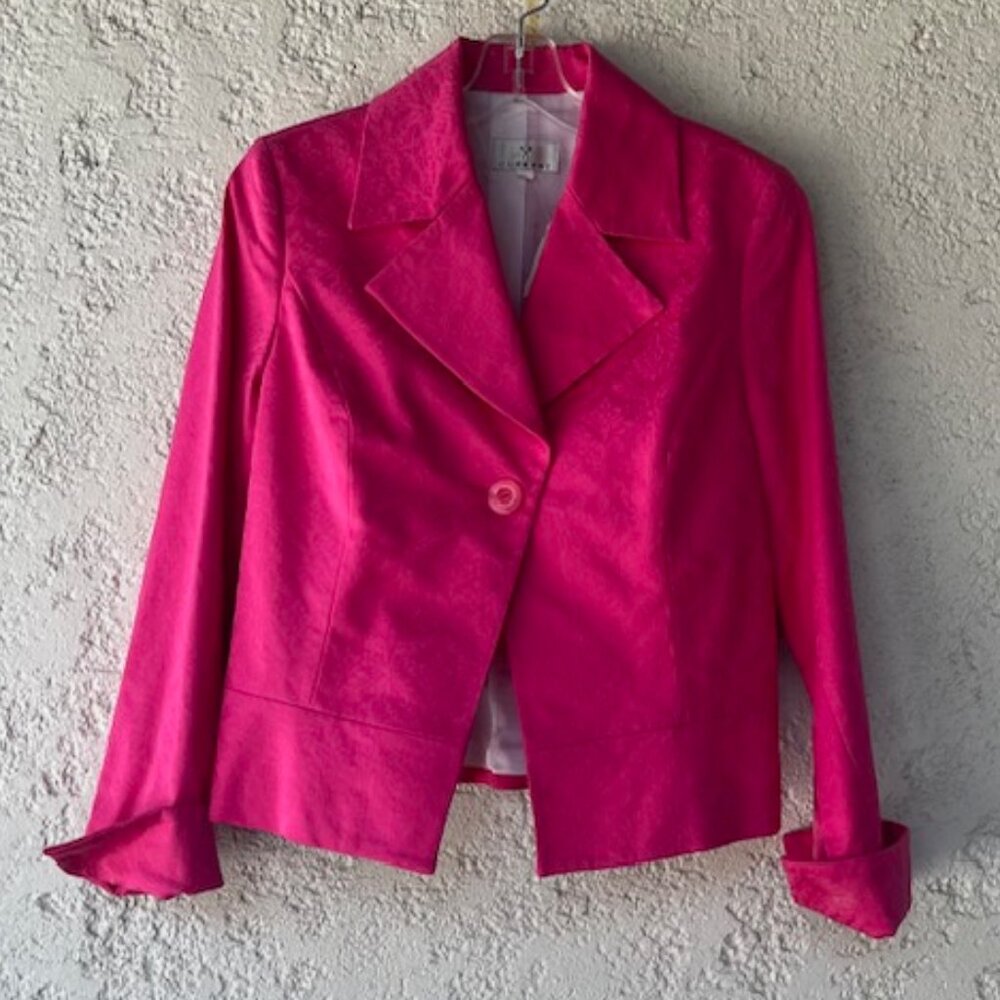 Current Fuchsia Pink Jacquard Blazer – new with tags - Picture 7 of 9